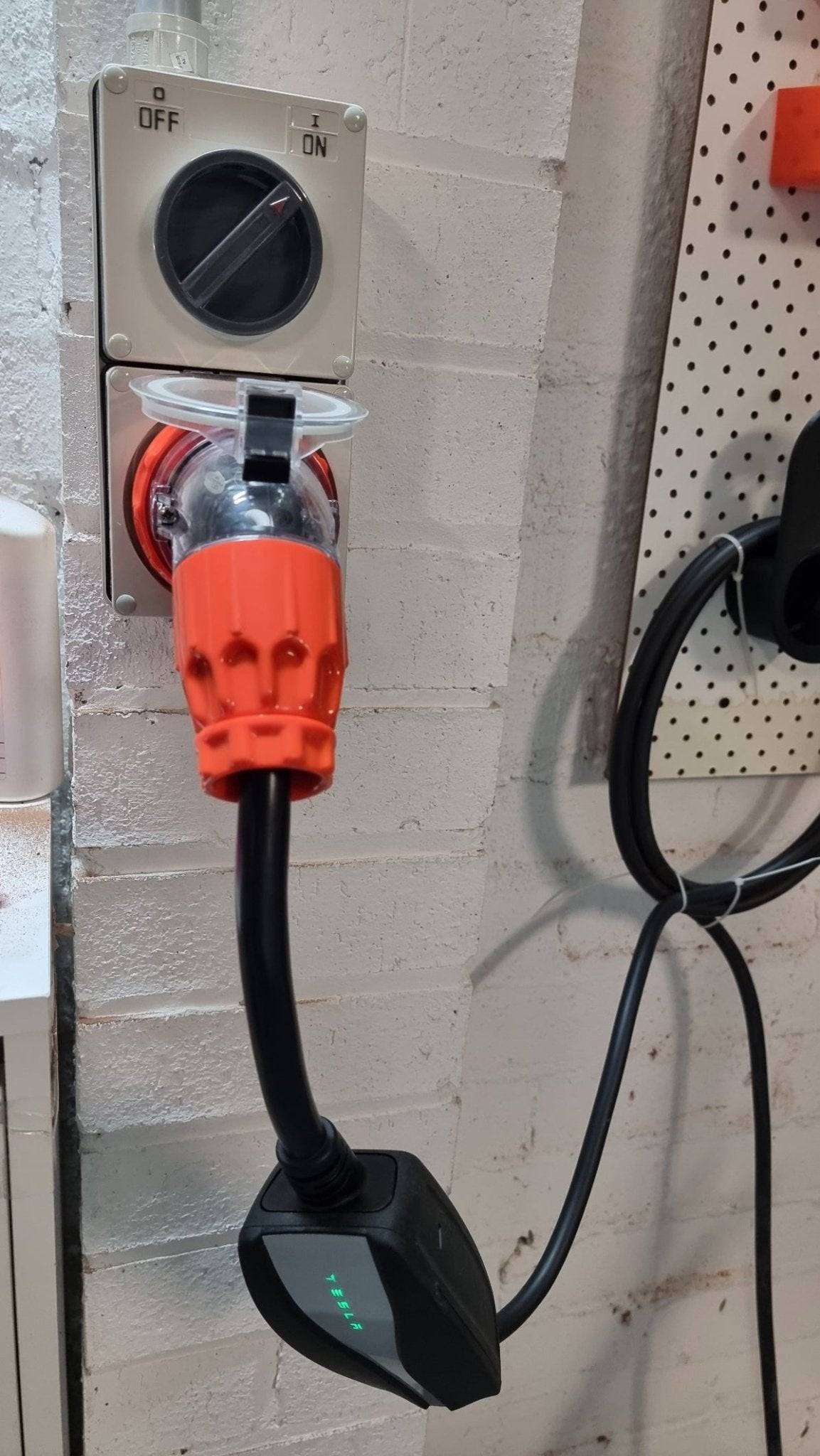 5 Pin | 32 Amp | Single Phase | Tesla Adapter for Tesla Gen 2 UMC Universal Mobile Charger - INCHARGEx