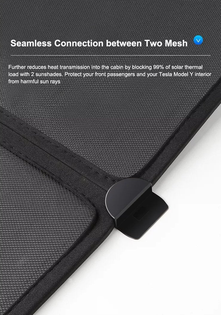 Sun shade for Model Y 2021-2023 Australia Heat Blocking Shades Sunshade Roof Window Insulation UV Rays Protection for Tesla Model Y - INCHARGEx
