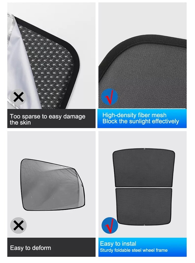 Sun shade for Model Y 2021-2023 Australia Heat Blocking Shades Sunshade Roof Window Insulation UV Rays Protection for Tesla Model Y - INCHARGEx