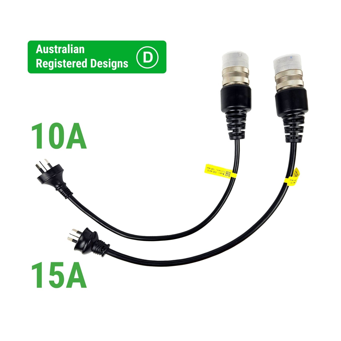 INCHARGEx FlexSwap Gen 2 Swappable Tails 10A | 15A to Type 2 Portable Backup Travel EV Charger Kit | Built-in RCD Type B/TypeA+DC6mA | Fit EVs 2kW 3.5kW | 5.5m