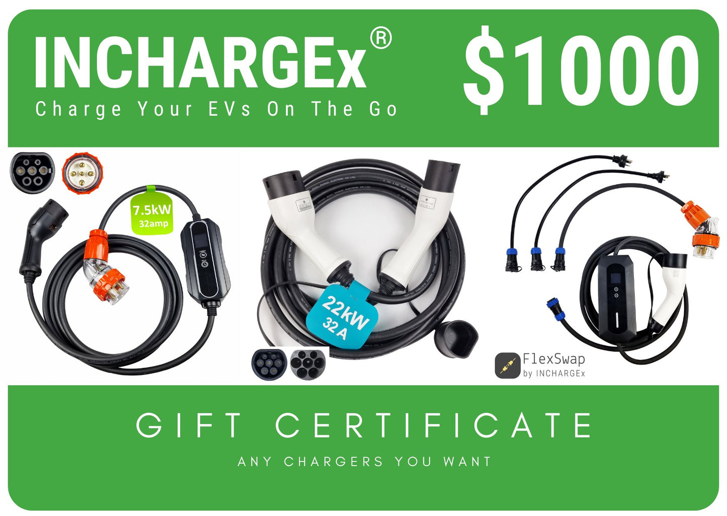 INCHARGEx Gift Card for EV Chargers - INCHARGEx