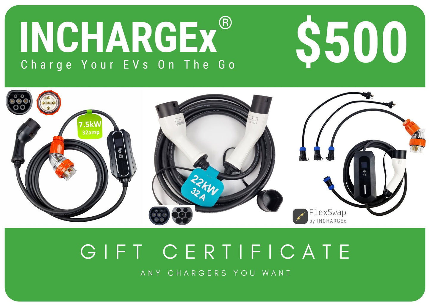 INCHARGEx Gift Card for EV Chargers - INCHARGEx