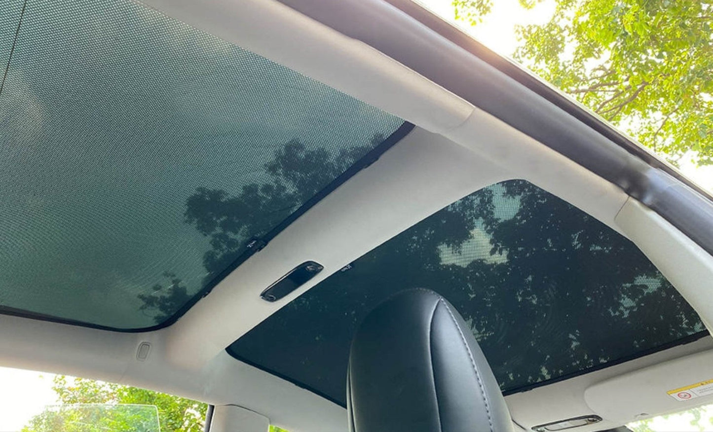 INCHARGEx Sunshade Roof for Tesla Model 3 2021-2023 Australia Black Color with Reflective Layer for Protection from UV and Sunlight - INCHARGEx