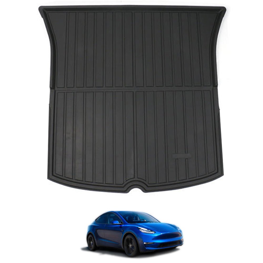 INCHARGEx Trunk Cover Floor Mat Cargo Liner Protector Accessories Boot Liner for Tesla Model Y Accessorie 2021-2023 - INCHARGEx