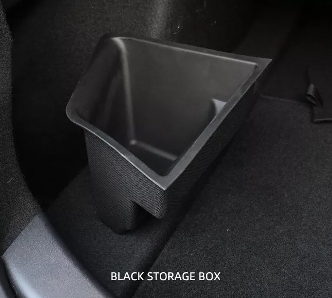 INCHARGEx Car Rear Left Trunk Storage Box Organiser Bin for Tesla Model 3 Boot Storage Side Trunk Bins Packets for Tesla Model 3 2021 2022 Accessories Australia - INCHARGEx