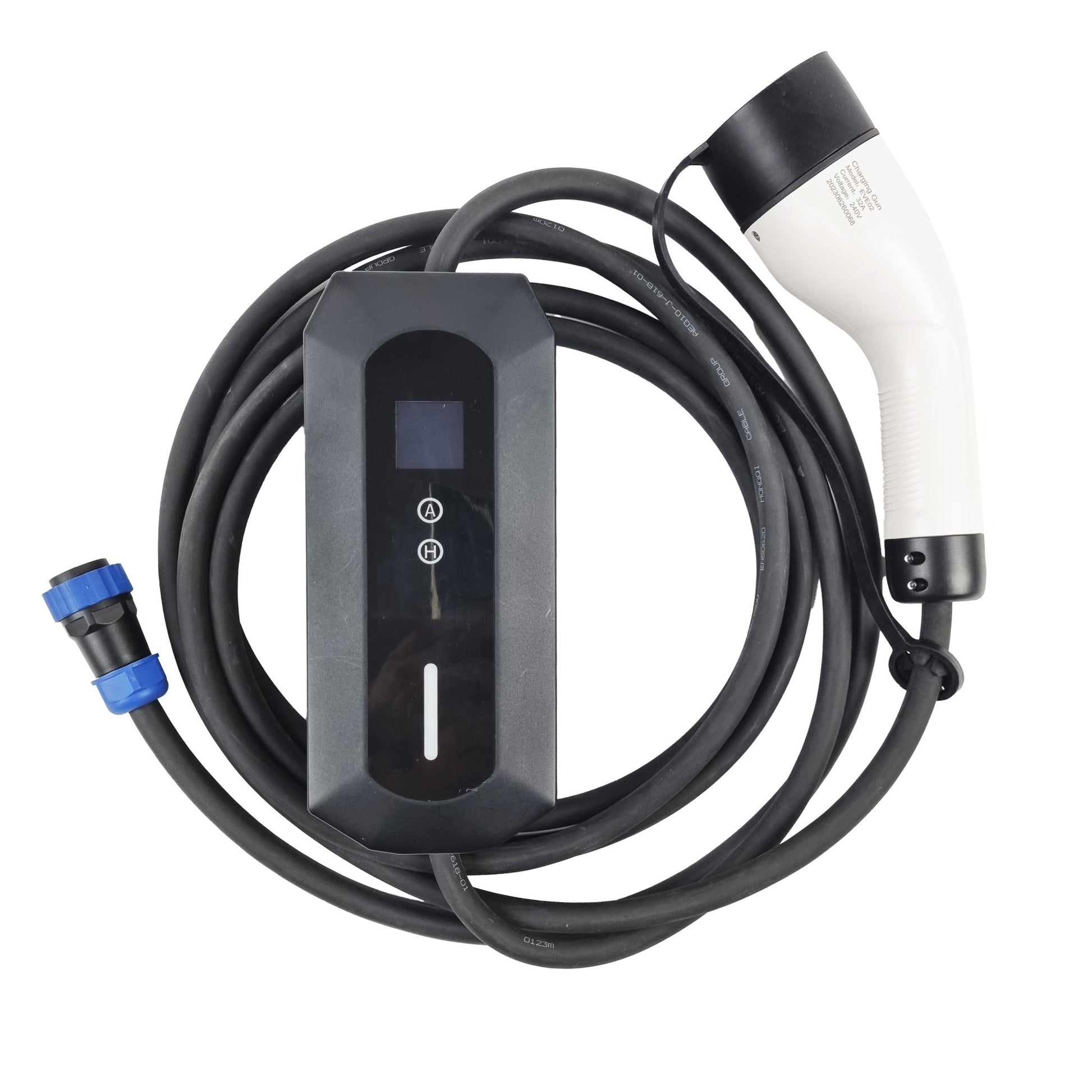 KWIK Portable Type 2 Charger, w/ Adaptable Tails