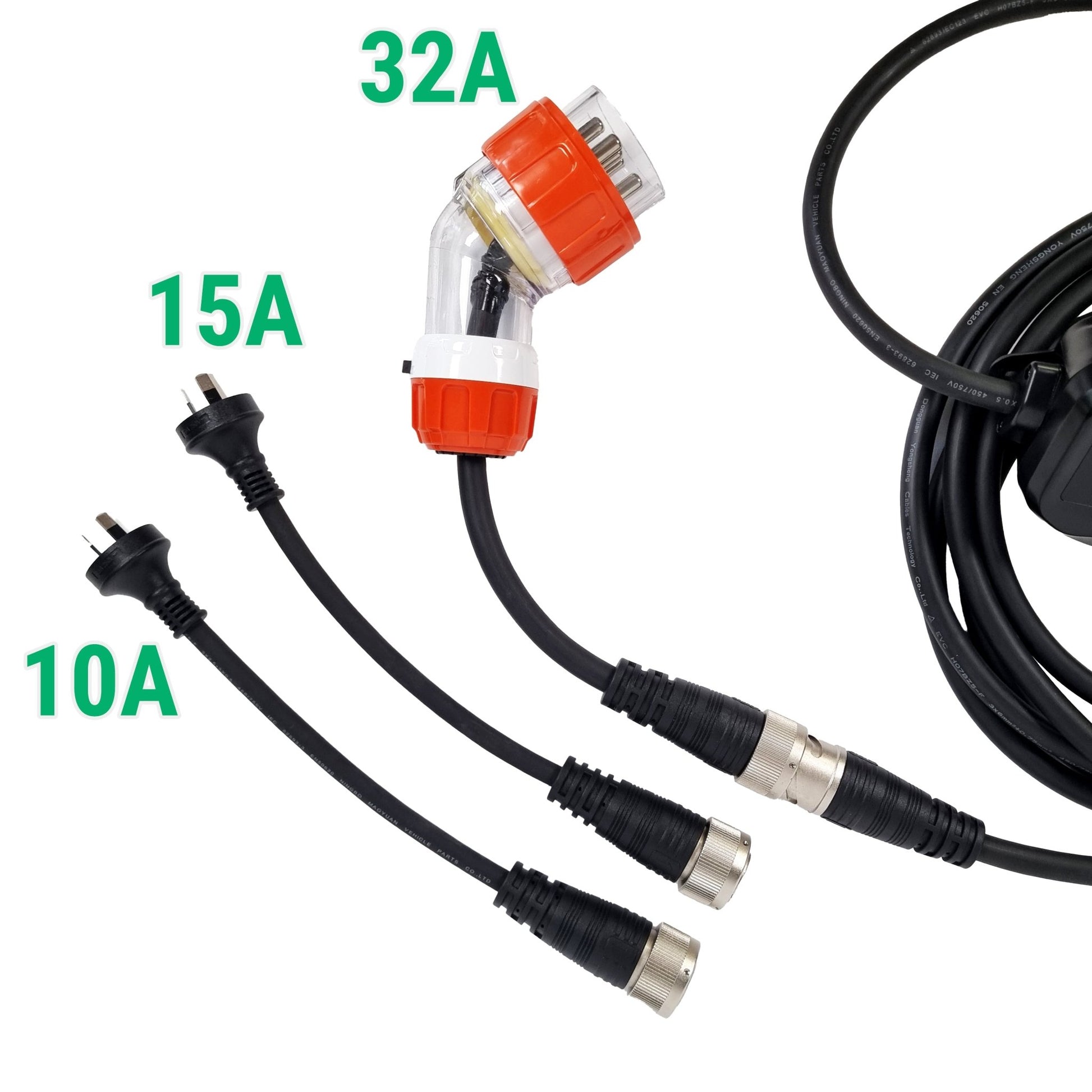 INCHARGEx FlexSwap REACH 7m 10A | 15A | 32A to Type 2 Portable EV Charger Swappable Tails Fit Tesla BYD Polestar MG EV 2kW 3.5kW 7kW - INCHARGEx